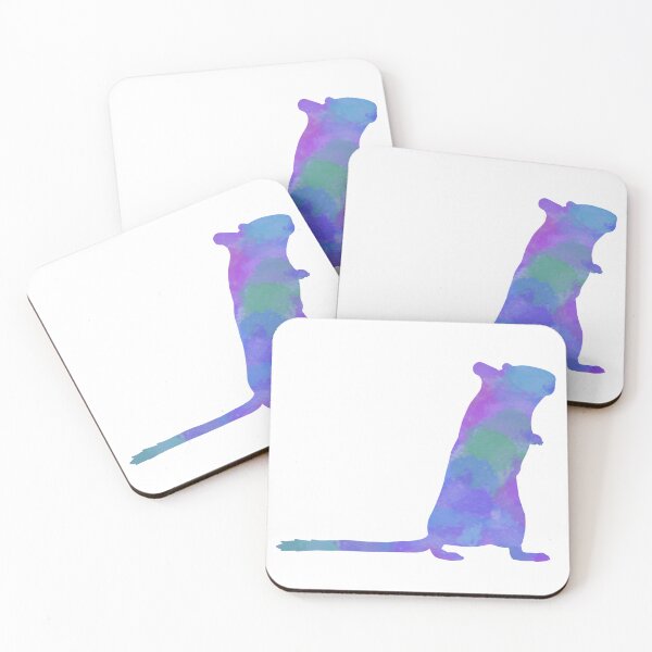 Item preview, Cute Blue/green watercolour gerbil designed and sold by Becky-Marie.