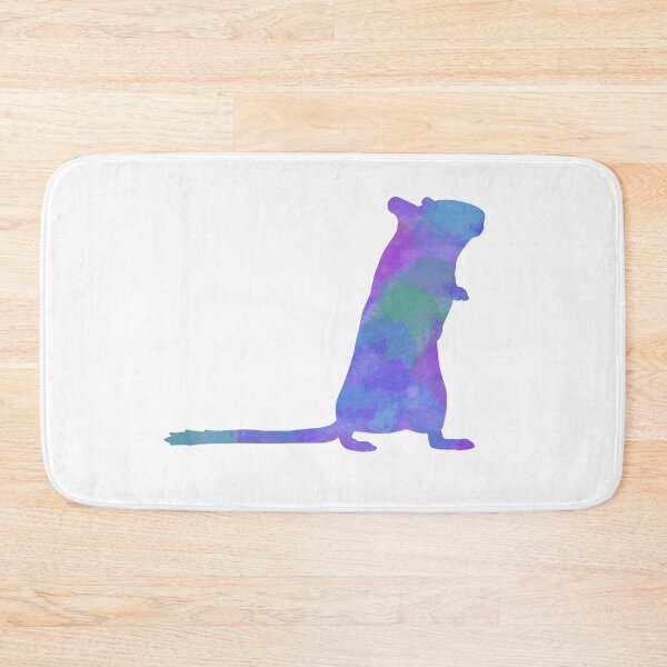 Item preview, Cute Blue/green watercolour gerbil designed and sold by Becky-Marie.