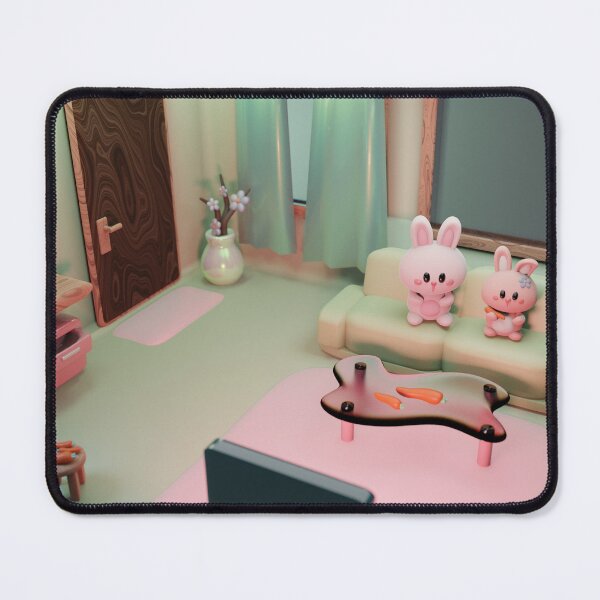 Item preview, Cute Room with Bunnies designed and sold by 3spiegelbild.