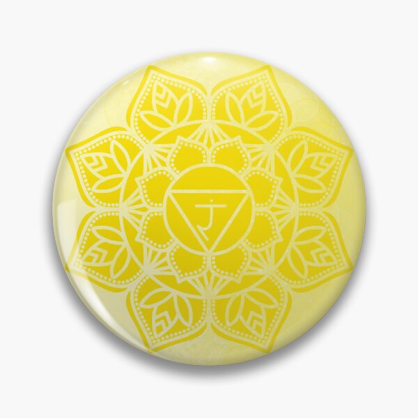 Item preview, Solar Plexus Chakra Yellow Mandala designed and sold by SoftCanBear.