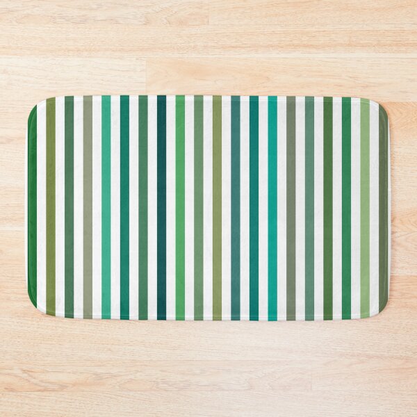 Item preview, Green And White Vertical Stripes designed and sold by MarkTees.