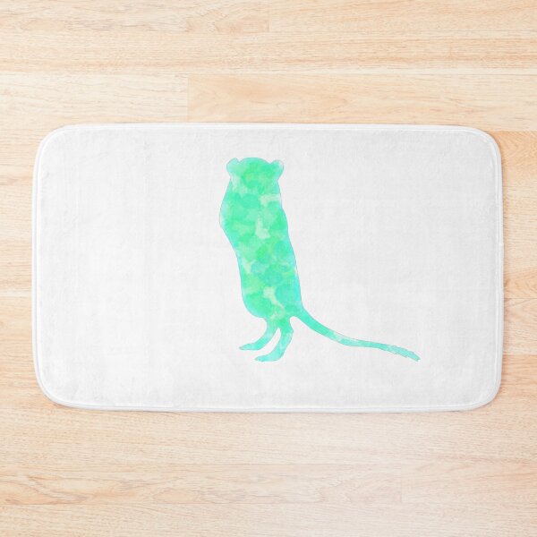 Item preview, Cute green watercolour gerbil designed and sold by Becky-Marie.
