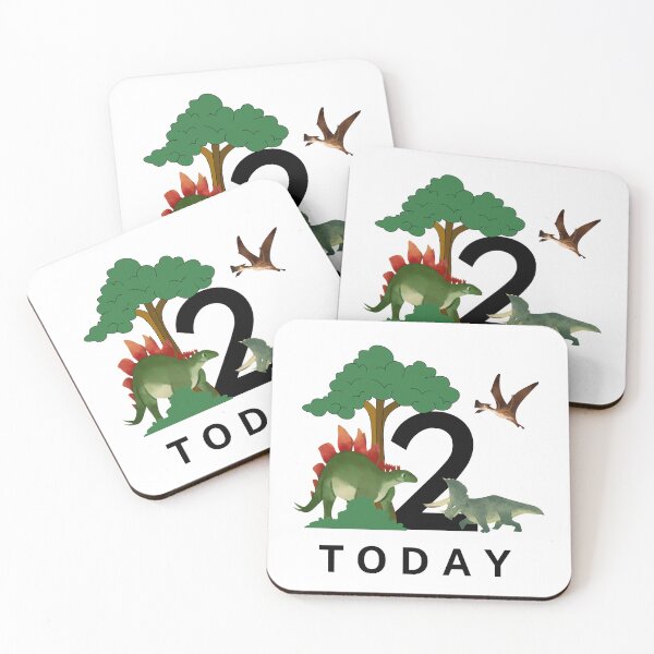 Item preview, Birthday dinosaurs, 2 today  designed and sold by DinoKidzDesigns.