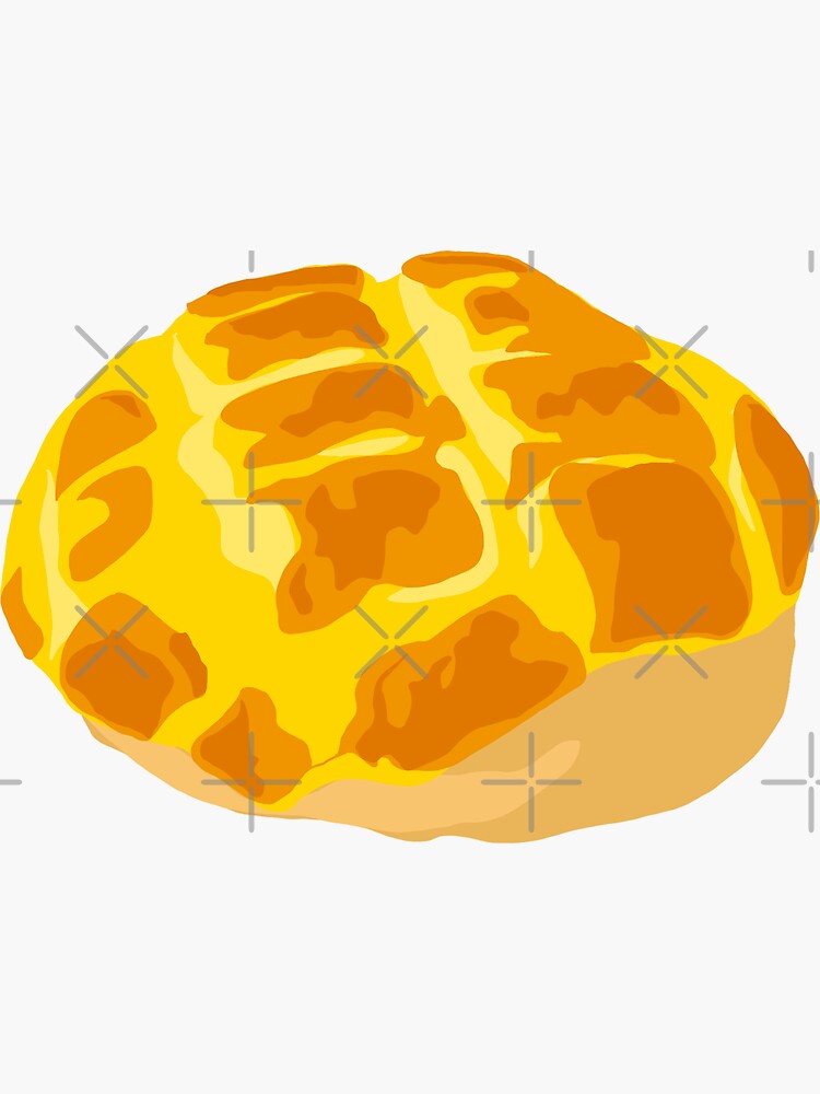 "Pineapple Bun Dim Sum" Sticker for Sale by veellustrate Redbubble
