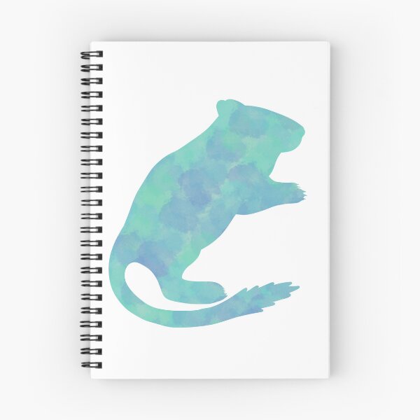 Item preview, Teal watercolour gerbil designed and sold by Becky-Marie.