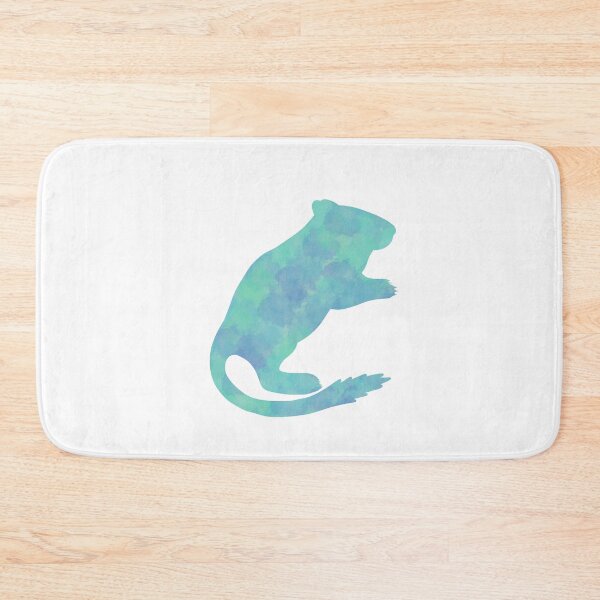 Item preview, Teal watercolour gerbil designed and sold by Becky-Marie.
