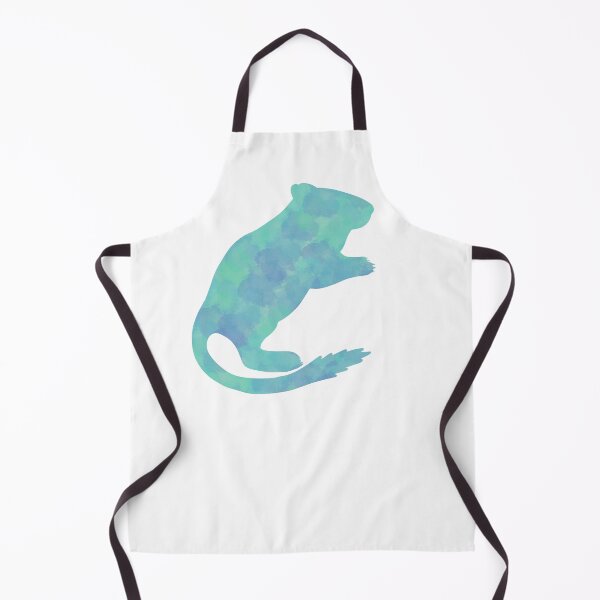 Item preview, Teal watercolour gerbil designed and sold by Becky-Marie.
