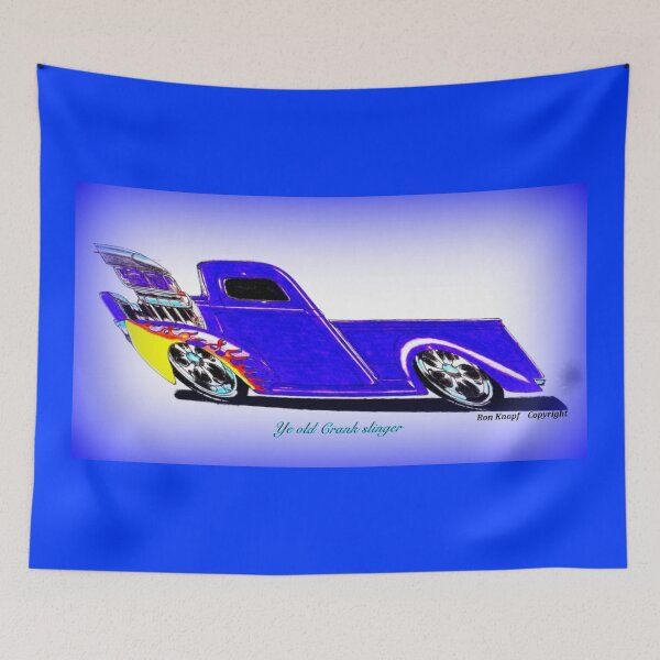Item preview, Hot Rod Art  //  Ye Old Crank slinger designed and sold by Imagin8er.