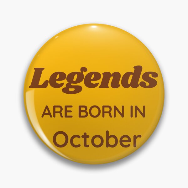 Item preview, Legends are born in October 1 designed and sold by GoEasify.