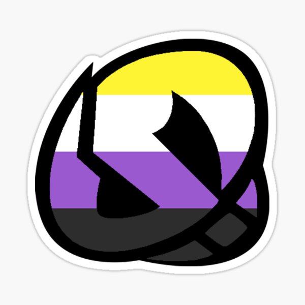 Pokemon - Nonbinary Pride Raikou Sticker