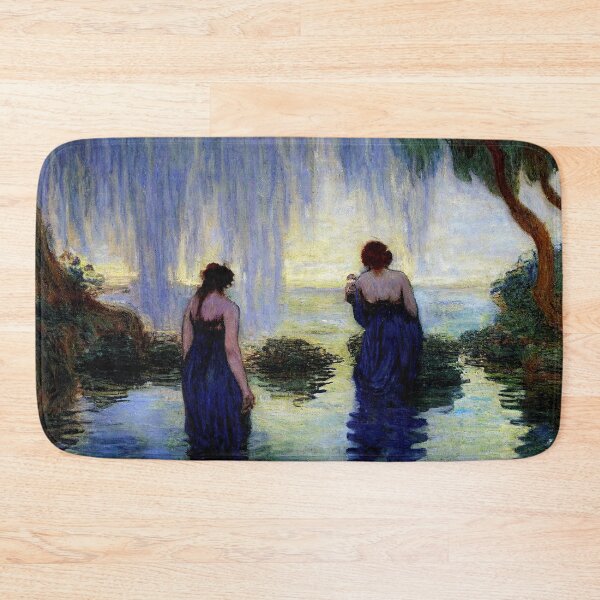 Item preview, Morning Bath with the waterlilies in the style of Monet designed and sold by trajeado14.