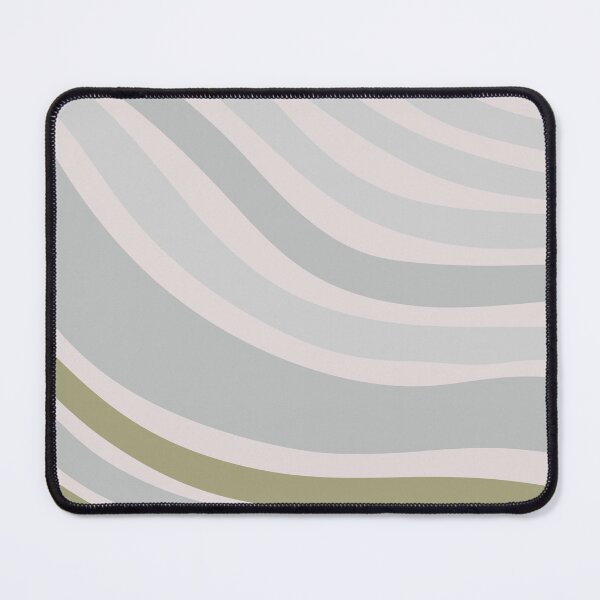 Item preview, Colorful Swirl Wavy Lines Maximalist Pattern Retro Style Cute Aesthetic Grayish Blue designed and sold by scorpiolane.