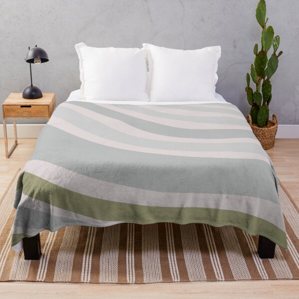 Item preview, Colorful Swirl Wavy Lines Maximalist Pattern Retro Style Cute Aesthetic Grayish Blue designed and sold by scorpiolane.