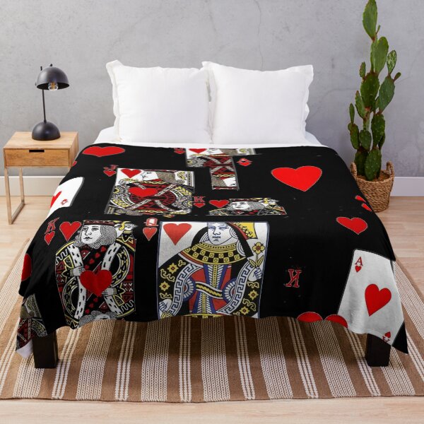 Item preview, BLACK COLOR CASINO SUITES HEARTS PATTERNS designed and sold by sharlesart.