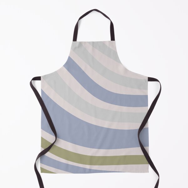 Item preview, Colorful Swirl Wavy Lines Maximalist Pattern Retro Style Cute Aesthetic Pigeon Blue designed and sold by scorpiolane.