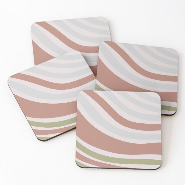 Item preview, Colorful Swirl Wavy Lines Maximalist Pattern Retro Style Cute Aesthetic Cantaloupe designed and sold by scorpiolane.