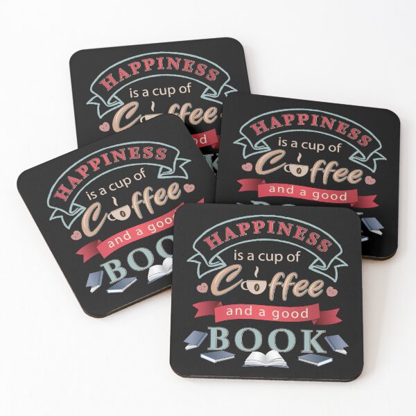 Item preview, Coffee and Books funny quotes for a good reader and coffee lovers - Happy International coffee day designed and sold by Alice-Elgawi.