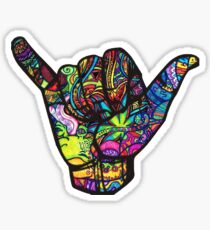 Trippy Shaka Sticker