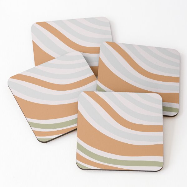 Item preview, Colorful Swirl Wavy Lines Maximalist Pattern Retro Style Cute Aesthetic Orange designed and sold by scorpiolane.
