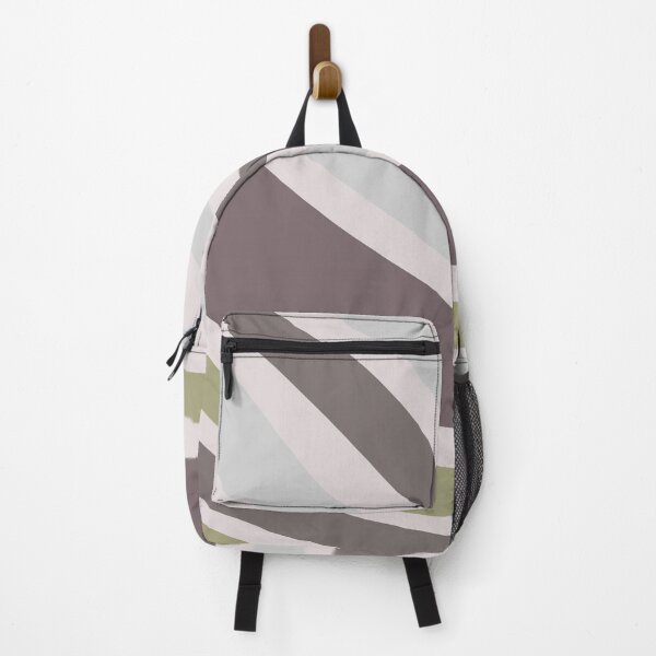 Item preview, Colorful Swirl Wavy Lines Maximalist Pattern Retro Style Cute Aesthetic Walnut Brown designed and sold by scorpiolane.