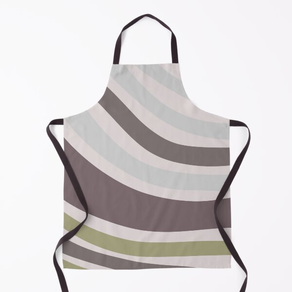 Item preview, Colorful Swirl Wavy Lines Maximalist Pattern Retro Style Cute Aesthetic Walnut Brown designed and sold by scorpiolane.