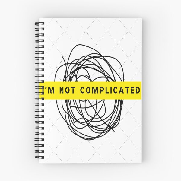 Item preview, I'm not complicated designed and sold by JandB-art.