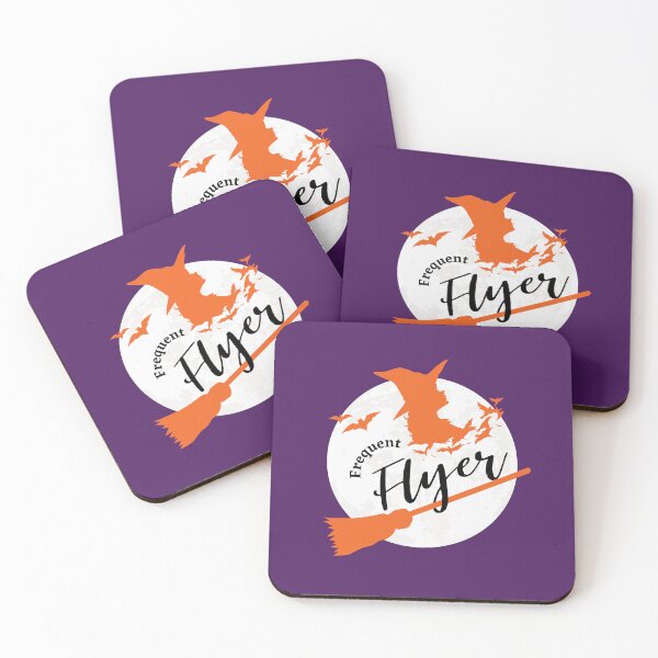 Item preview, Frequent Flyer - Witchy Vibe - Funny Halloween Witch designed and sold by DesignByLeo.