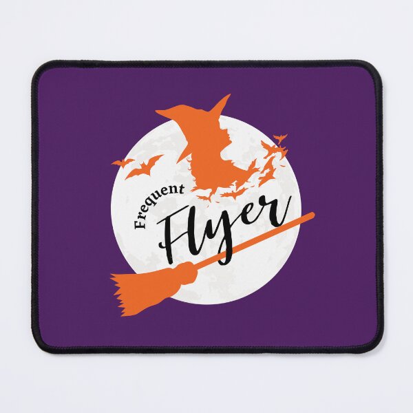Item preview, Frequent Flyer - Witchy Vibe - Funny Halloween Witch designed and sold by DesignByLeo.