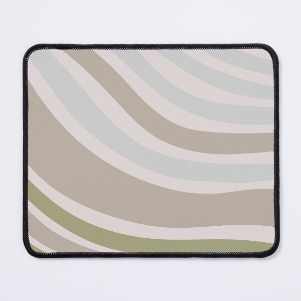 Item preview, Colorful Swirl Wavy Lines Maximalist Pattern Retro Style Cute Aesthetic Light Taupe designed and sold by scorpiolane.