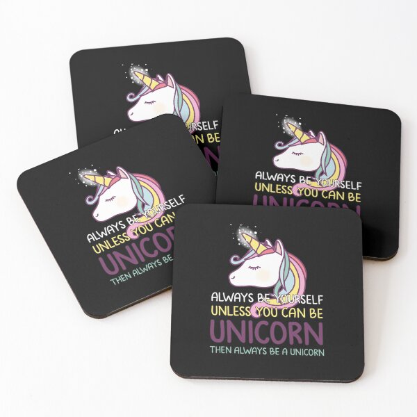 Item preview, Always Be Yourself Unless You Can Be A Unicorn, unicorns lover gift designed and sold by RedArtsDesign.