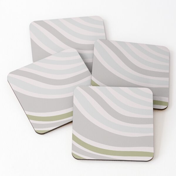 Item preview, Colorful Swirl Wavy Lines Maximalist Pattern Retro Style Cute Aesthetic Taupe designed and sold by scorpiolane.