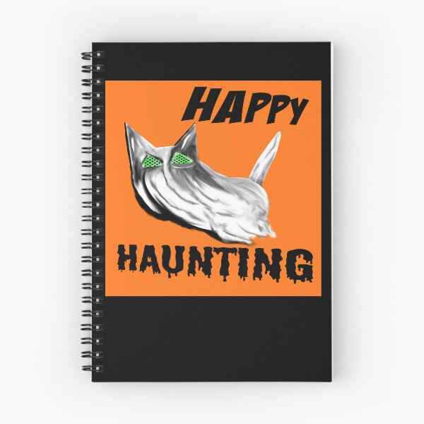 Item preview, Happy Haunting cat in sheet designed and sold by RemieJames.
