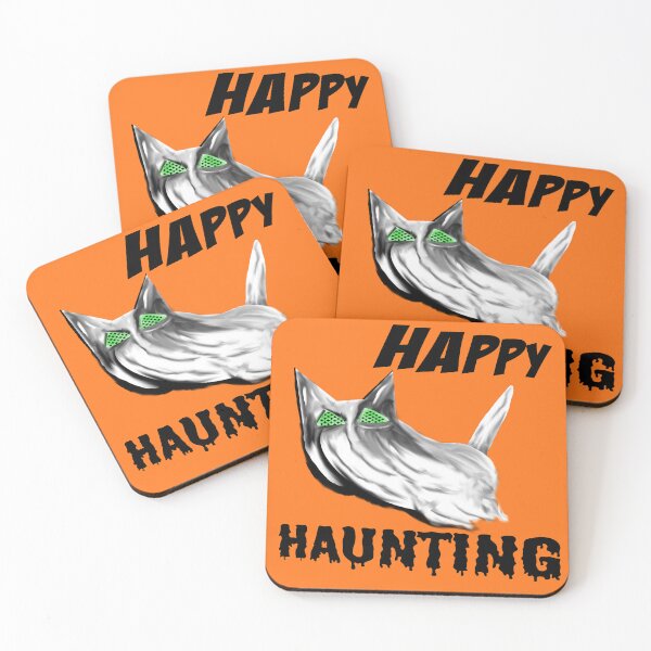 Item preview, Happy Haunting cat in sheet designed and sold by RemieJames.