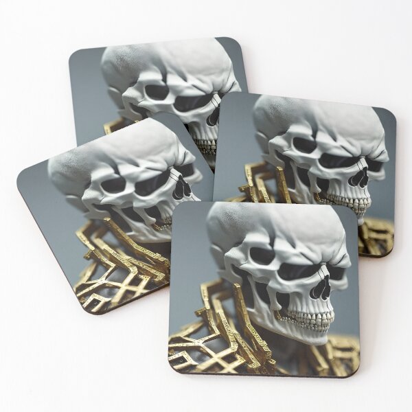 Item preview, Alien Skull Gold Clothe .Skull Colection. designed and sold by SpektroDesign.