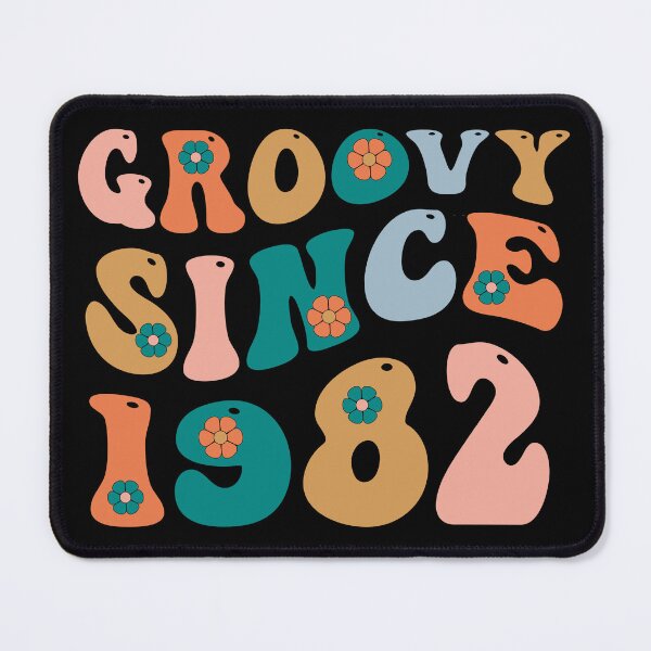 Item preview, Groovy Since 1982 | Made In 1982 | Retro 1982 Birthday | Retro Groovy designed and sold by AMINE ★★★★★.