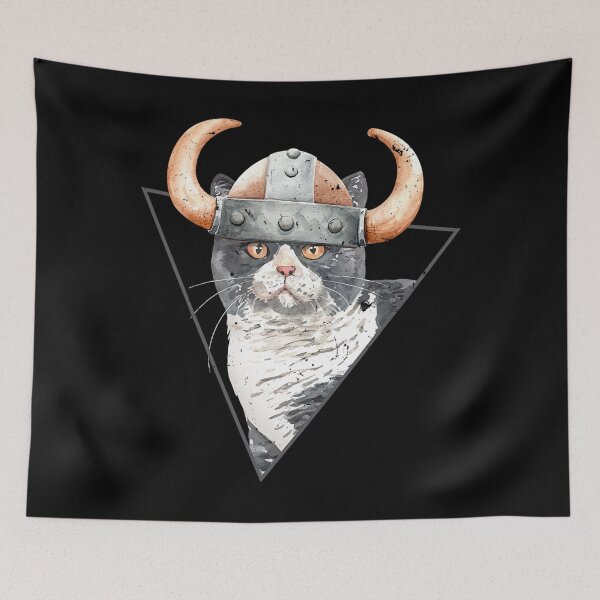 Item preview, Viking Kitty Cat designed and sold by sorrowfultherma.