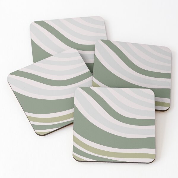 Item preview, Colorful Swirl Wavy Lines Maximalist Pattern Retro Style Cute Aesthetic Green designed and sold by scorpiolane.