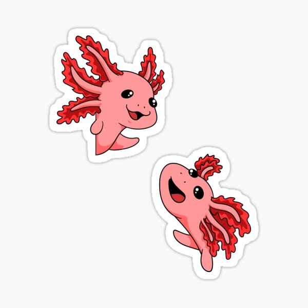 GlamRays Regali Positivi Crocheted Axolotl, A Maglia, Emotivo