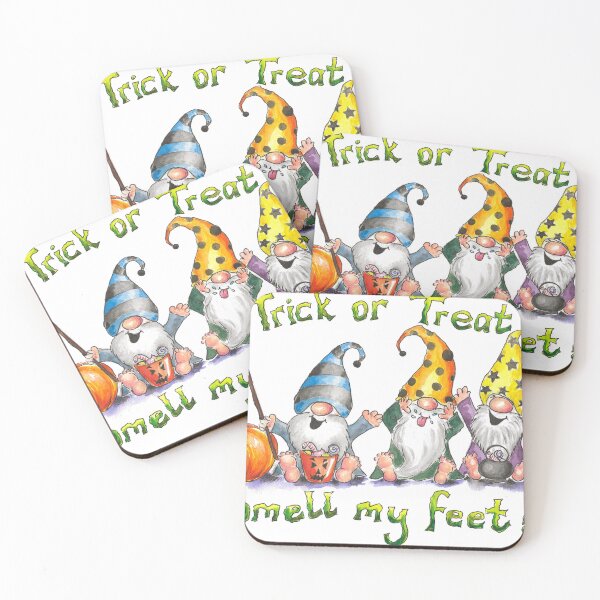 Item preview, Pumpkin Patch Gnomes (Smell my feet) designed and sold by Louisa Clamp.