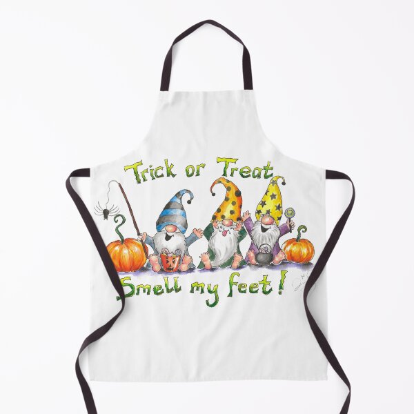 Item preview, Pumpkin Patch Gnomes (Smell my feet) designed and sold by Louisa Clamp.