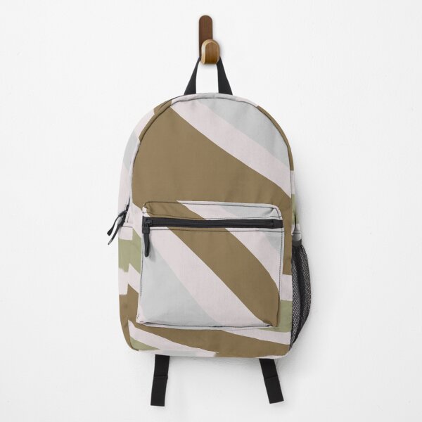 Item preview, Colorful Swirl Wavy Lines Maximalist Pattern Retro Style Cute Aesthetic Olive Brown designed and sold by scorpiolane.