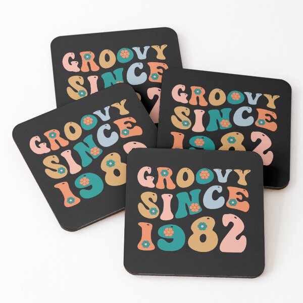 Item preview, Groovy Since 1982 | Made In 1982 | Retro 1982 Birthday | Retro Groovy designed and sold by AMINE  ★★★★★.