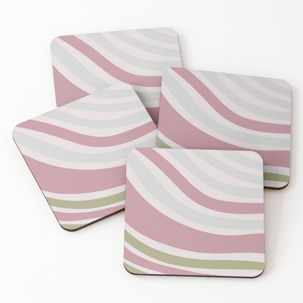 Item preview, Colorful Swirl Wavy Lines Maximalist Pattern Retro Style Cute Aesthetic Deep Pink designed and sold by scorpiolane.