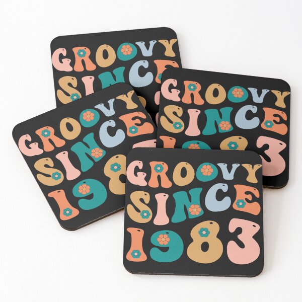 Item preview, Groovy Since 1983 | Made In 1983 | Retro 1983 Birthday | Retro Groovy designed and sold by AMINE  ★★★★★.