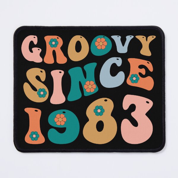 Item preview, Groovy Since 1983 | Made In 1983 | Retro 1983 Birthday | Retro Groovy designed and sold by AMINE  ★★★★★.