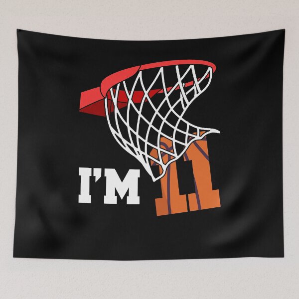 Item preview, I'm 11 Basketball 11th birthday basketball player designed and sold by Ibu83.