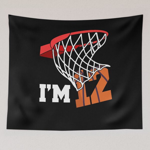 Item preview, I'm 12 Basketball 12th birthday basketball player designed and sold by Ibu83.