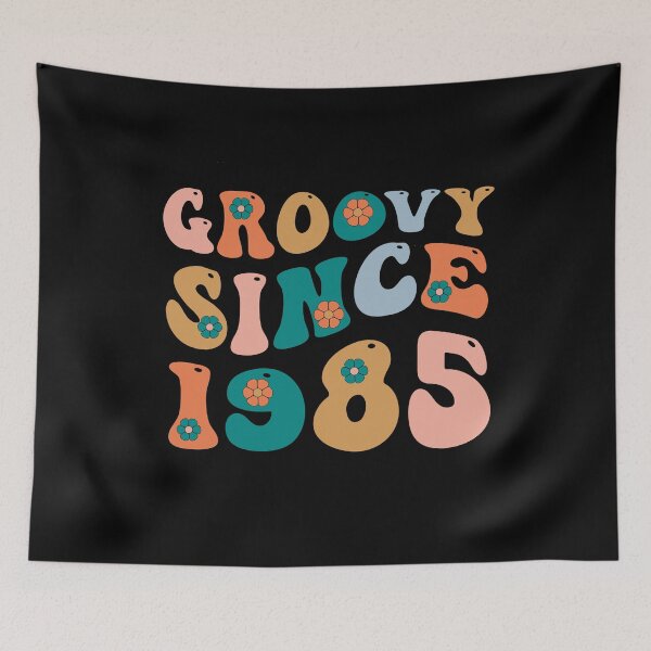 Item preview, Groovy Since 1985 | Made In 1985 | Retro 1985 Birthday | Retro Groovy designed and sold by AMINE  ★★★★★.
