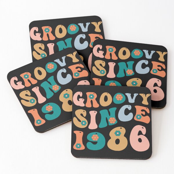 Item preview, Groovy Since 1986 | Made In 1986 | Retro 1986 Birthday | Retro Groovy designed and sold by AMINE  ★★★★★.
