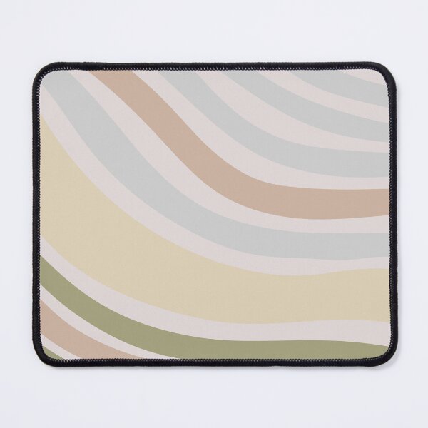 Item preview, Colorful Swirl Wavy Lines Maximalist Pattern Retro Style Cute Aesthetic Brown & Muted Yellow designed and sold by scorpiolane.